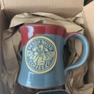 NEW DEATH WISH COFFEE MOTHMAN MUG CUP 2023 DENEEN USA Only 3000 W/BOX Sold Out
